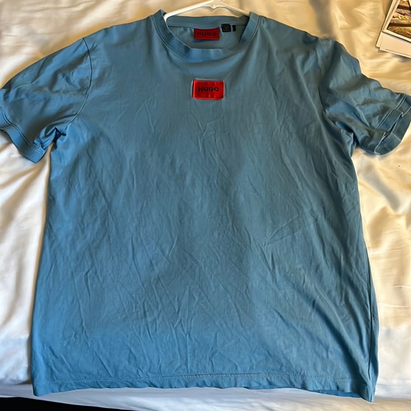 Hugo Boss Slim Fit Shirt Blue - Picture 2 of 4